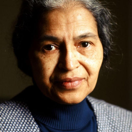 8th of March International Women's Day. Rosa Parks.
