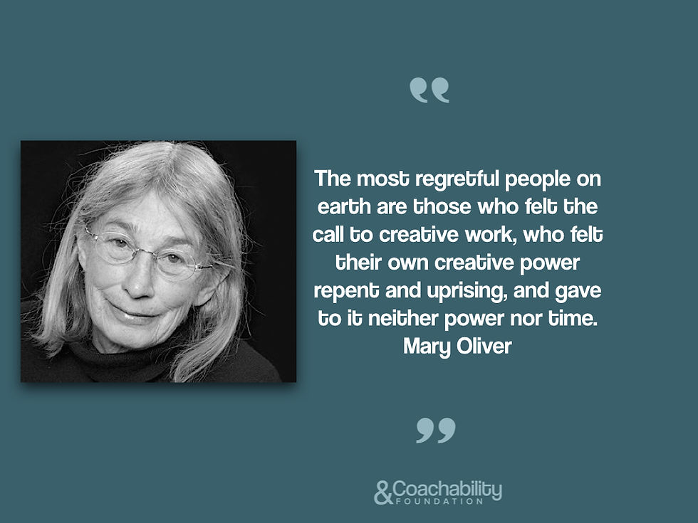 Mary Oliver.