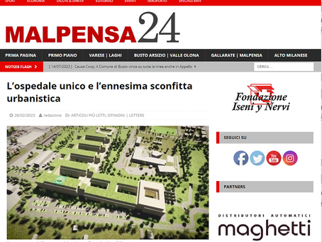 L'ospedale unico e l'ennesima sconfitta urbanistica