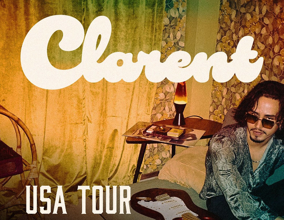 Clarent Announces His First-Ever U.S. Tour Following Breakout Success in Spain - Booking Info