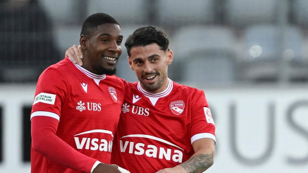 Brighton Labeau sous les couleurs du FC Thoune
