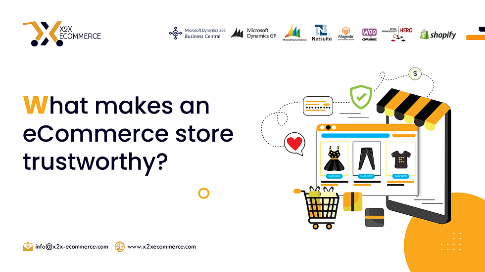 What makes an store trustworthy. What matter to build a trust