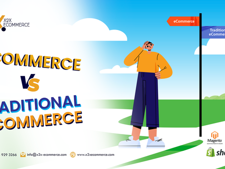 Ecommerce vs traditional commerce