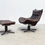 Thumbnail: Gerald Easden brown leather lounge chair