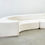 Thumbnail: White bouclé Lara Sofa by Roberto Pamio & Renato toso for Stilwood