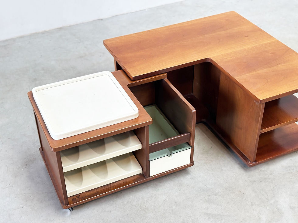 Thumbnail: Italian hidden bar coffee table