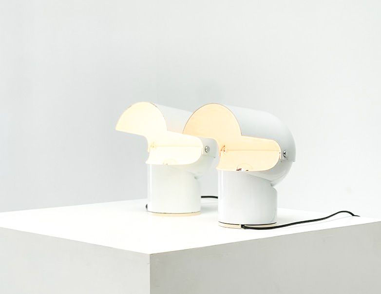 Thumbnail: Pair of Gae Aulenti Pileino lamps