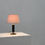 Thumbnail: 1960's brass and leather French table lamp