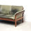 Thumbnail: Green leather Danish sofa