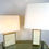 Thumbnail: Pair of white lacquered lamps