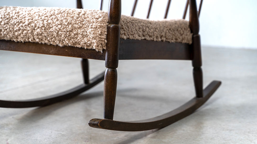 Thumbnail: Early Scandinavian rocking chair
