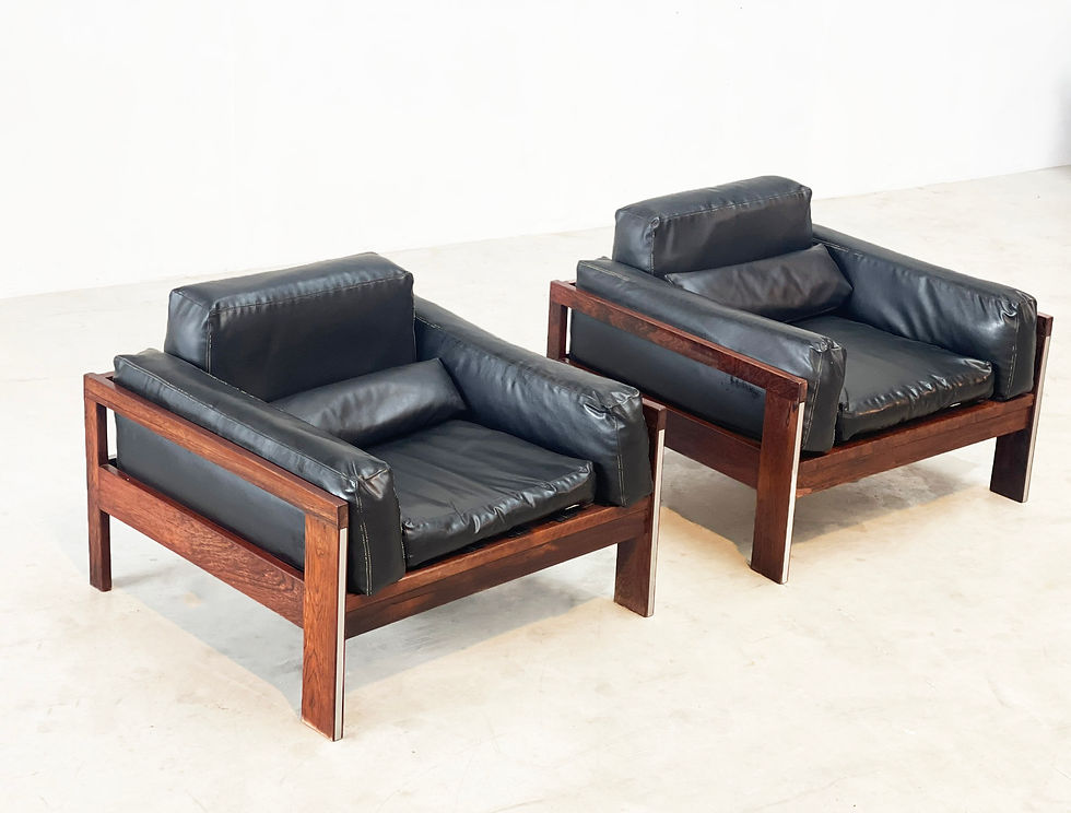 Thumbnail: Leather lounge chairs