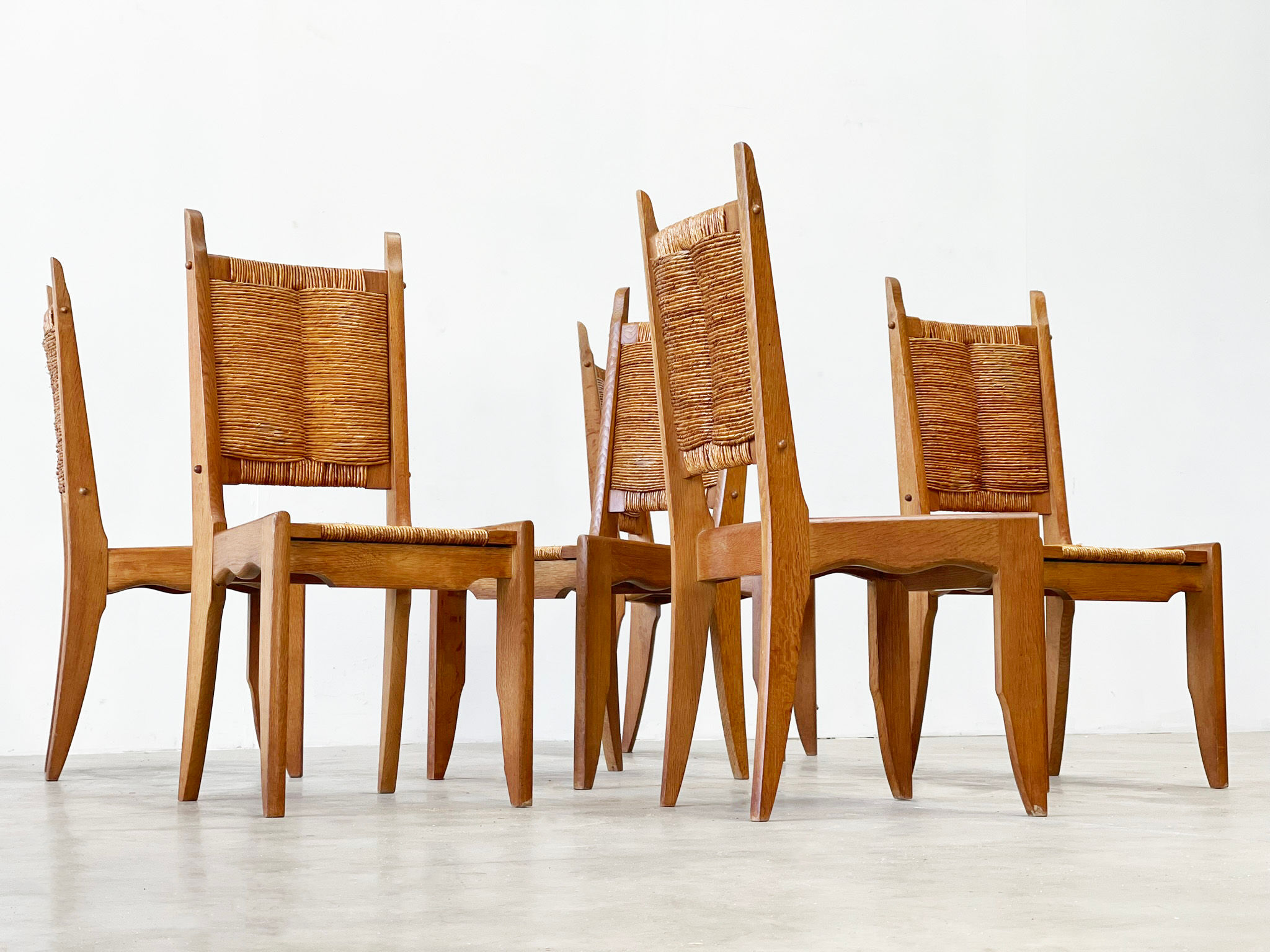Guillerme & Chambron dining chairs