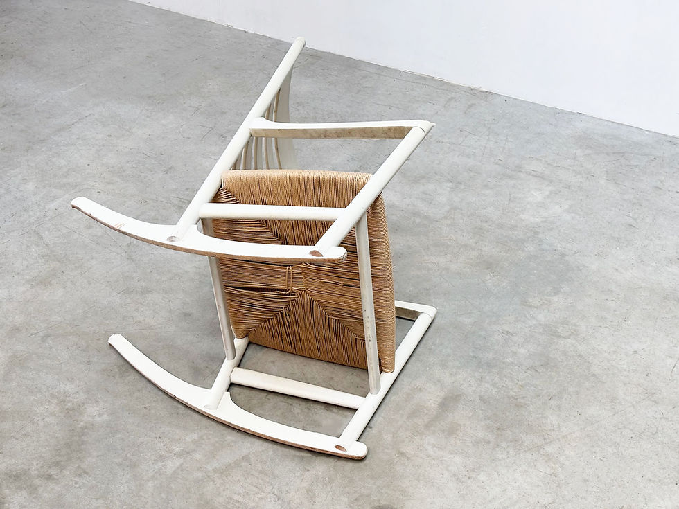 Thumbnail: CH45 Rocking chair by Hans Wegner