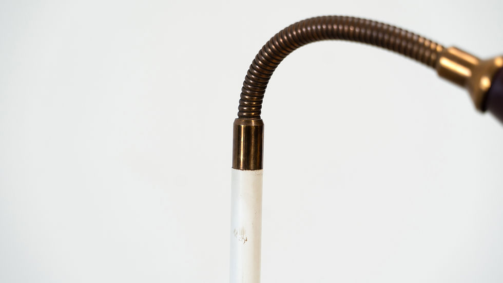 Thumbnail: Italian floor lamp with marble base by Stillux