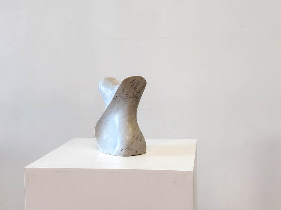 Thumbnail: Carrara abstract Belgian sculpture