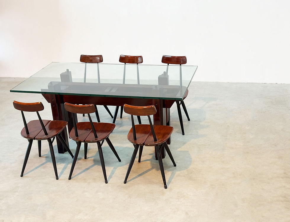 Thumbnail: Dining table "Cangrande" by Franco Poli for Bernini