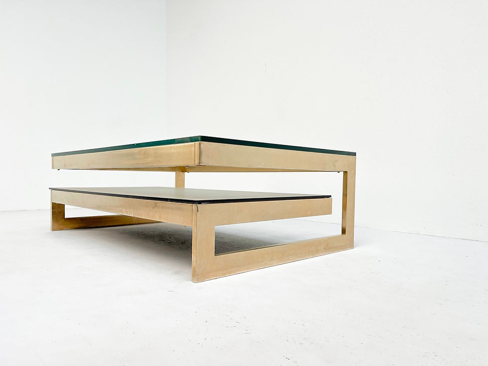 G shaped coffee table