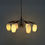 Thumbnail: Italian teak and brass chandelier