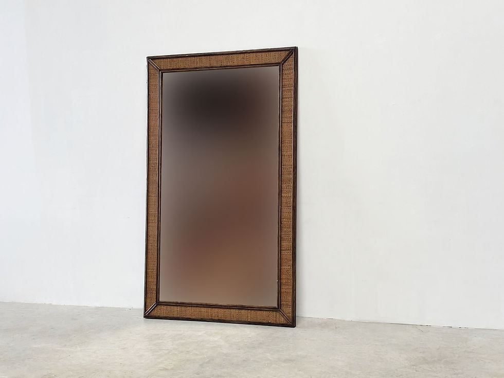 Thumbnail: XL rattan mirror