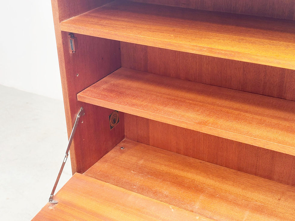 Thumbnail: Vintage teak cabinet or secretaire by Simpla Lux