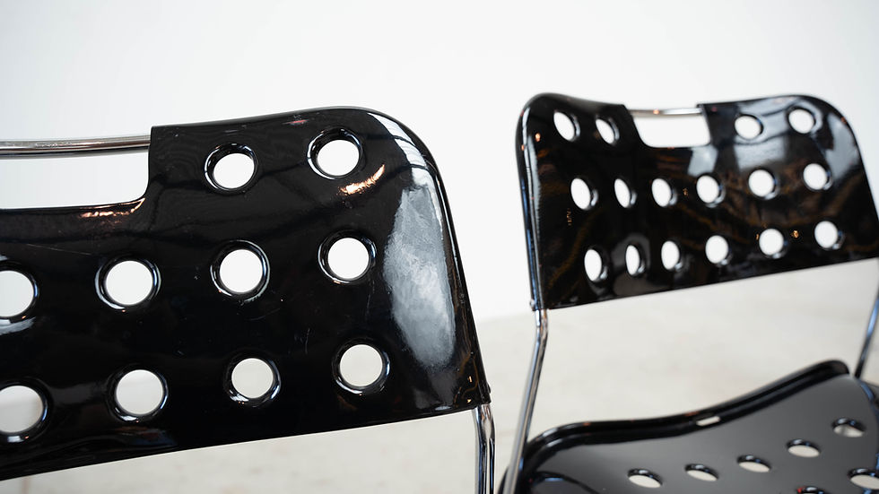 Thumbnail: Set of two Omstak chairs by Rodney Kinsman for Bieffeplast