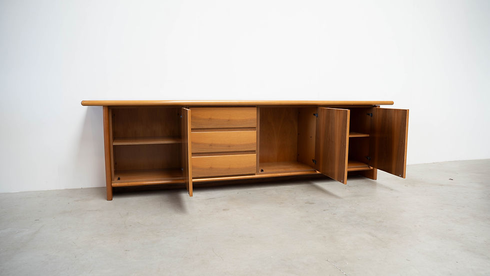 Thumbnail: 1980's Italian walnut sideboard