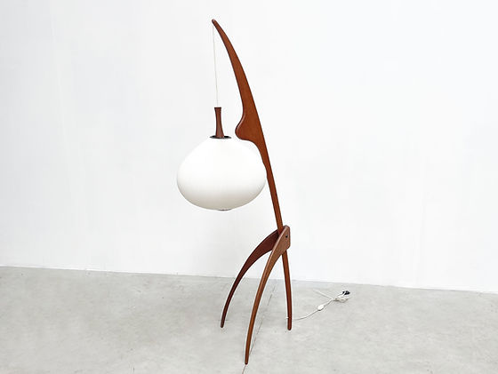 フロアスタンド Jean Rispal floorlamp Praying Mantis Jean Rispal / floorlamp 'Praying Mantis' - HARRYS ANTIQUE MARKET