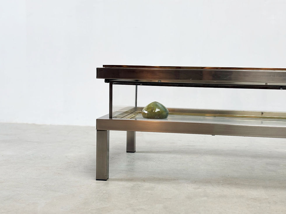 Thumbnail: Maison Jansen (attr.) sliding coffee table