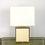 Thumbnail: Pair of white lacquered lamps
