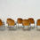 Thumbnail: Set of eight cognac leather Dialogo Dessau dining chairs by Afra E Tobia Scarpa