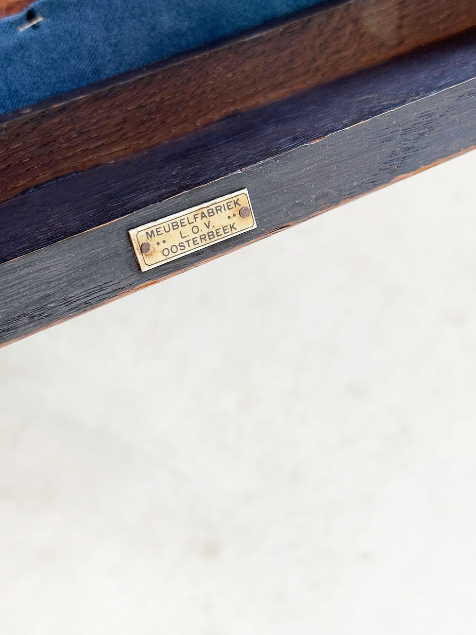 Thumbnail: Set of four Art Deco dining chairs by J.A. Muntendam for L.O.V. Oosterbeek