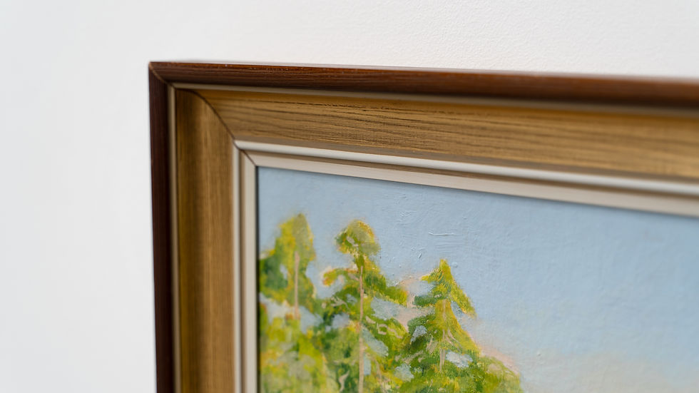 Thumbnail: 1970's Swedish painting by Henry Johansson