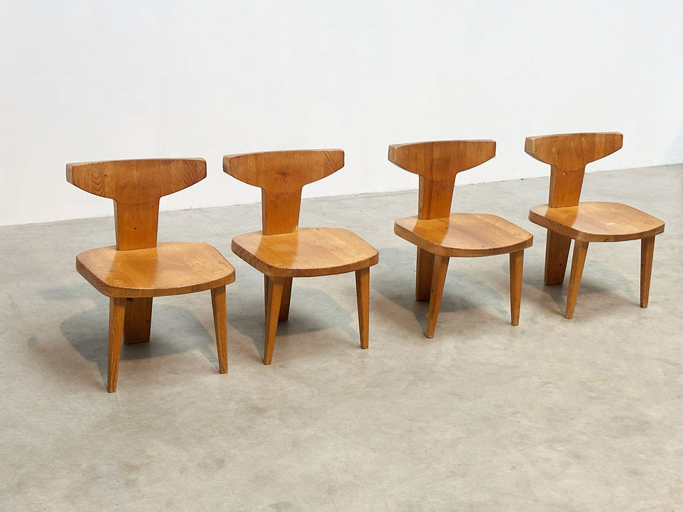 Thumbnail: Set of four chairs by Jasob Kielland Brandt for I Christiansen