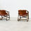 Thumbnail: Set of two “Manilla” lounge chairs in cognac leather by Horsnæs Møbelfabrik