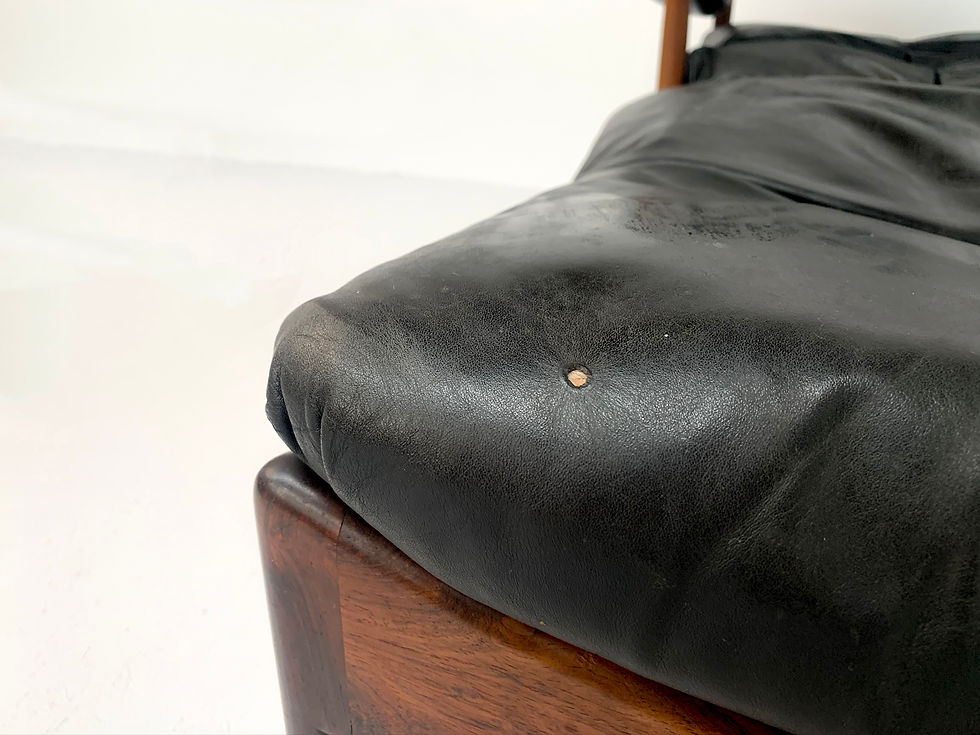 Thumbnail: Lovely set of Kristian Vedel chairs + ottoman