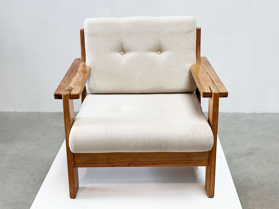 Thumbnail: German brutalist single lounge chair