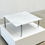 Thumbnail: PK61 coffee table by Poul Kjaerholm EKC Denmark 1956 with Carrara marble top