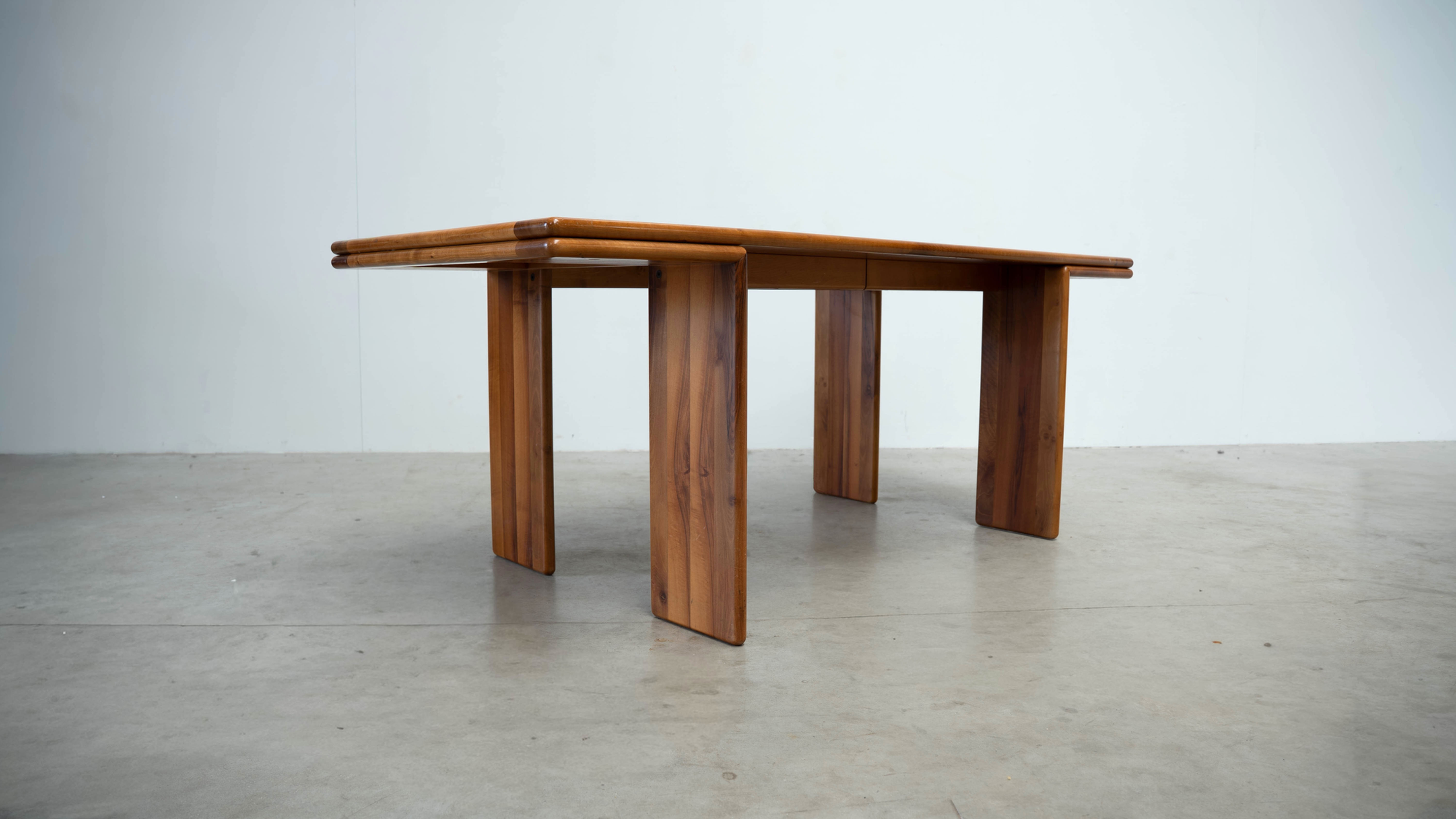 Sculptural Italian dining table