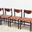 Thumbnail: Set of six Italian rosewood dining chairs
