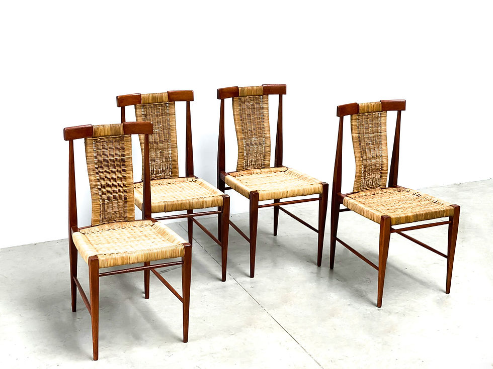 Thumbnail: Rattan dining chairs
