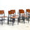 Thumbnail: Set of eight modernist dining chairs