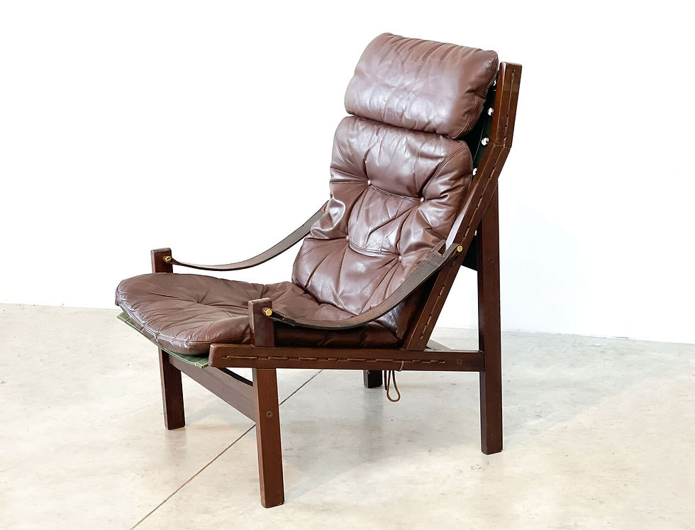 Thumbnail: Leather hunter chair by Torbjorn Afdal
