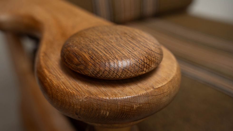 Thumbnail: Danish low back lounge chair
