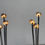 Thumbnail: Couple of rare chrome floorlamps by Jules Dewaele