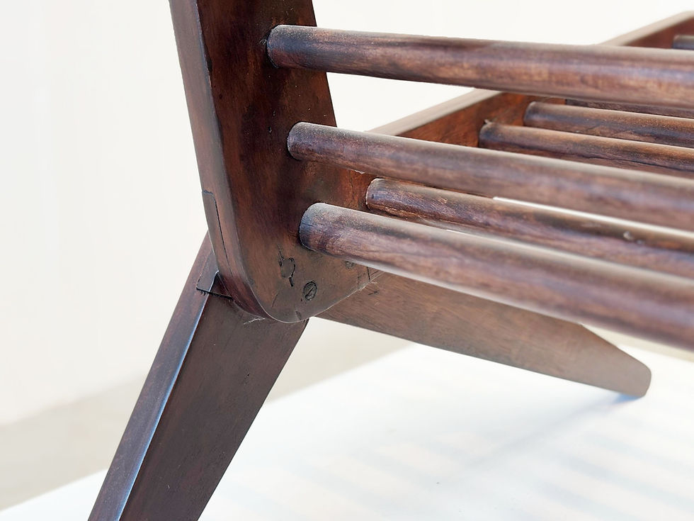 Thumbnail: Set of two Brazilian lounge chairs attr. to Lina Bo Bardi