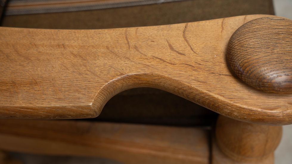 Thumbnail: Danish low back lounge chair