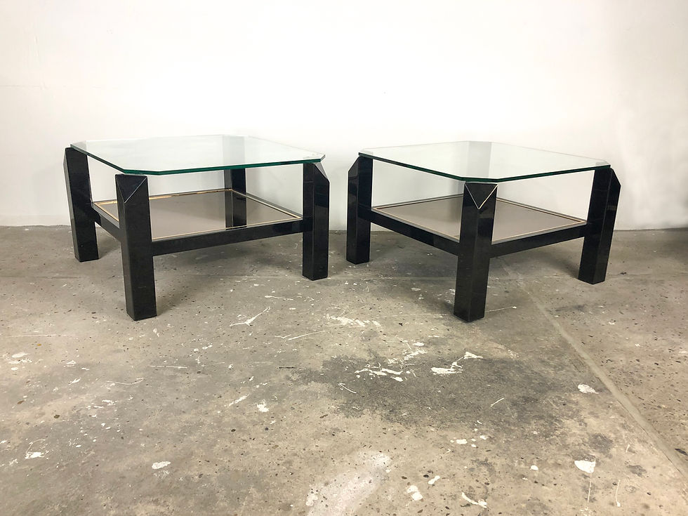 Pair of Belgo Chrom sidetables
