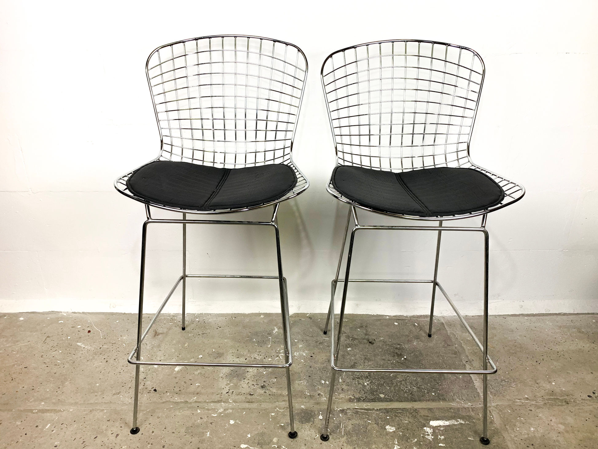 Bertoia style bar stools
