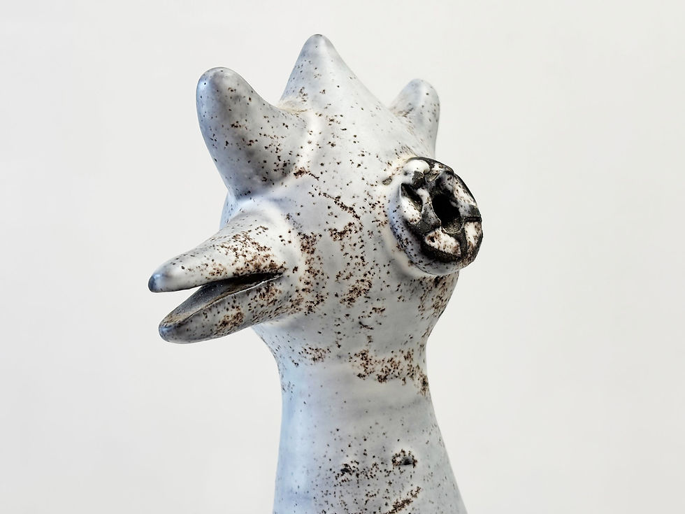 Thumbnail: Ceramic bird by Atelier Dieulefit
